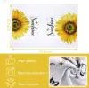 4-pack sunflower napkins, 40 * 60cm flat and stain resistant, suitable for dining and kitchen use 2