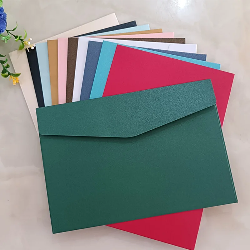 Envelope 23x16cm High-grade business supplies 250g Pearlescent paper A4 Envelopes For wedding invitations 50pcs/lot Stationery
