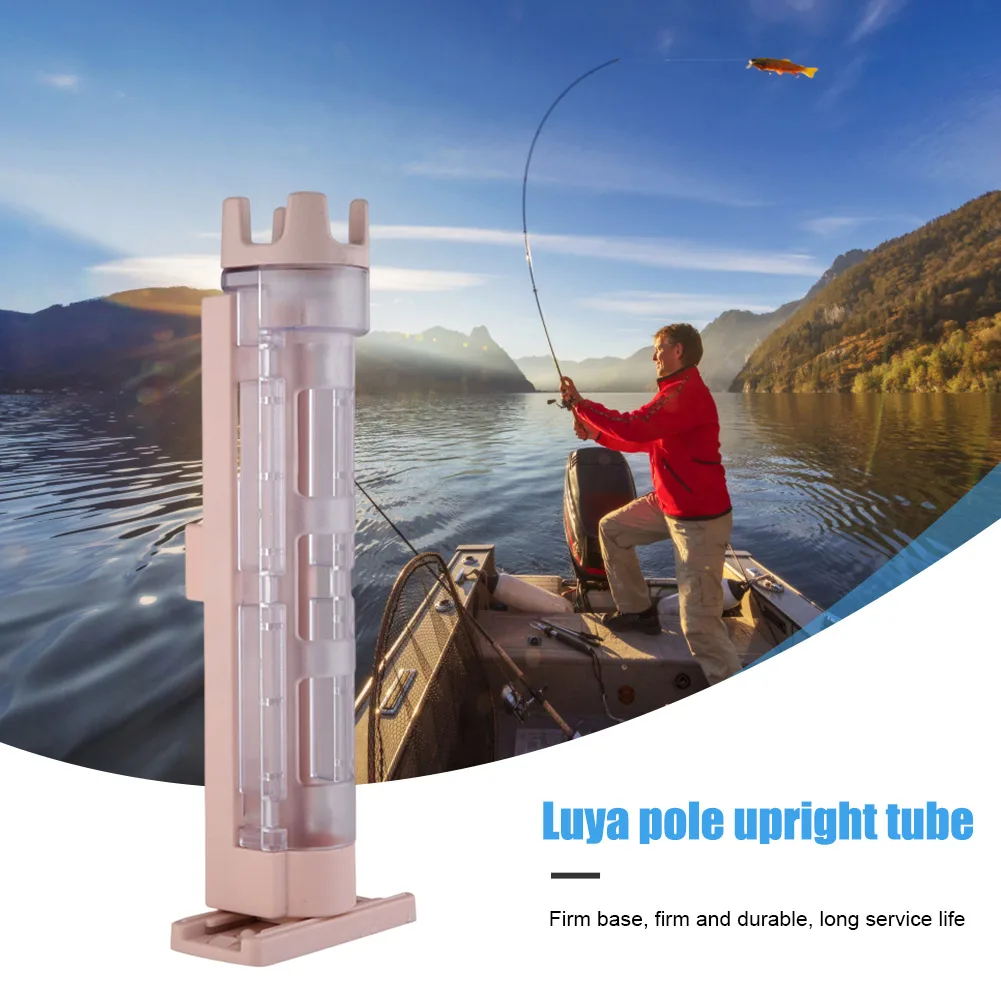 PlasticFishingBoxPoleBracketDetachableFishingPoleTubeStand