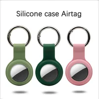 Cover for Apple Airtags Case Liquid Silicone Protective Shell tracker Accessories Anti-scratch Sleeve Keychain Air tag case - Image 5