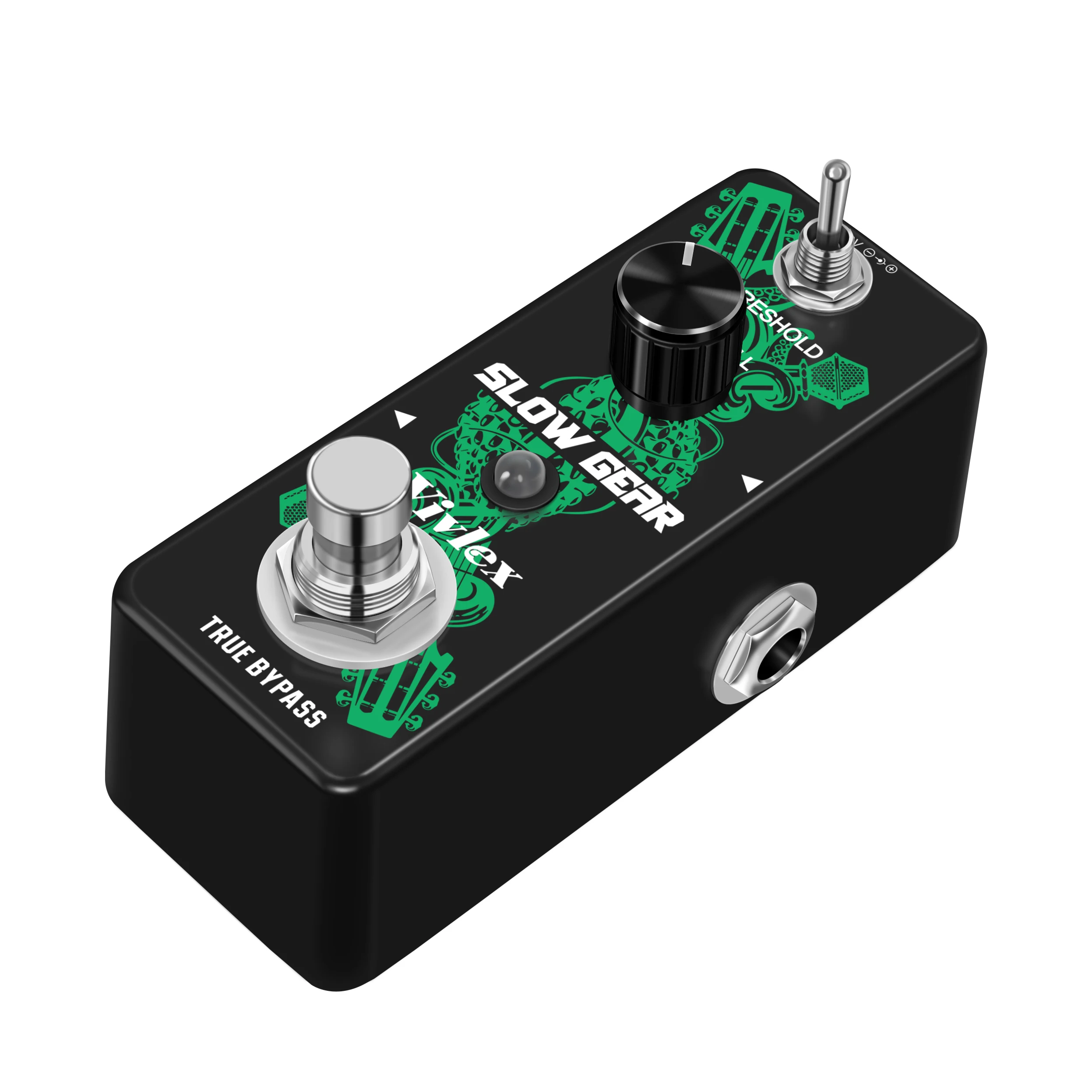 Vivlex LEF-3805 Slow Hand Digital Guitar Effect Pedal Electric With Slow Gear Ture Bypass Mini Size True Bypass Full Metal Case
