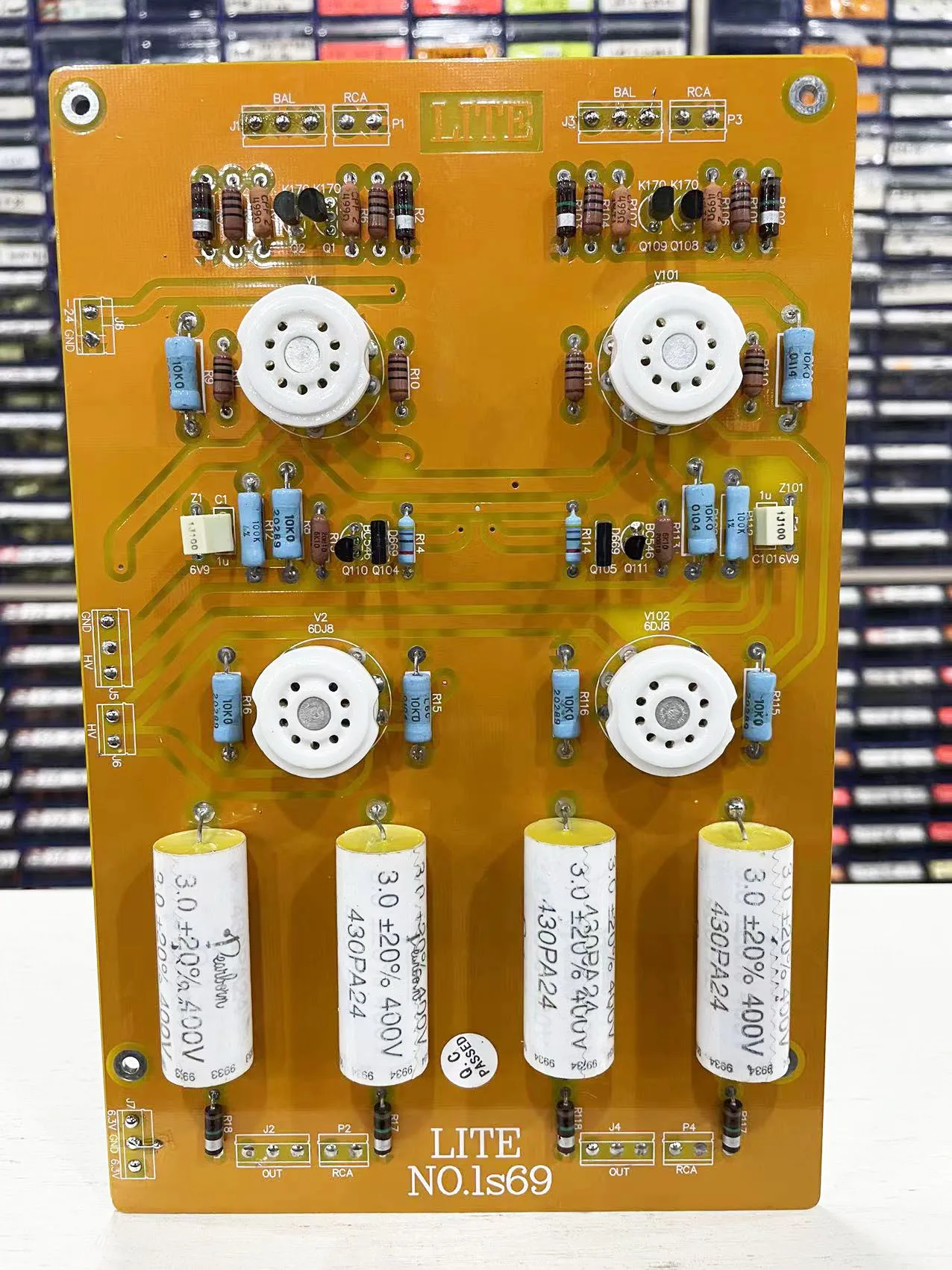 

LITE LS69 Fully Balanced Tube Preamplifier Amplifier Finished Board 6922x4