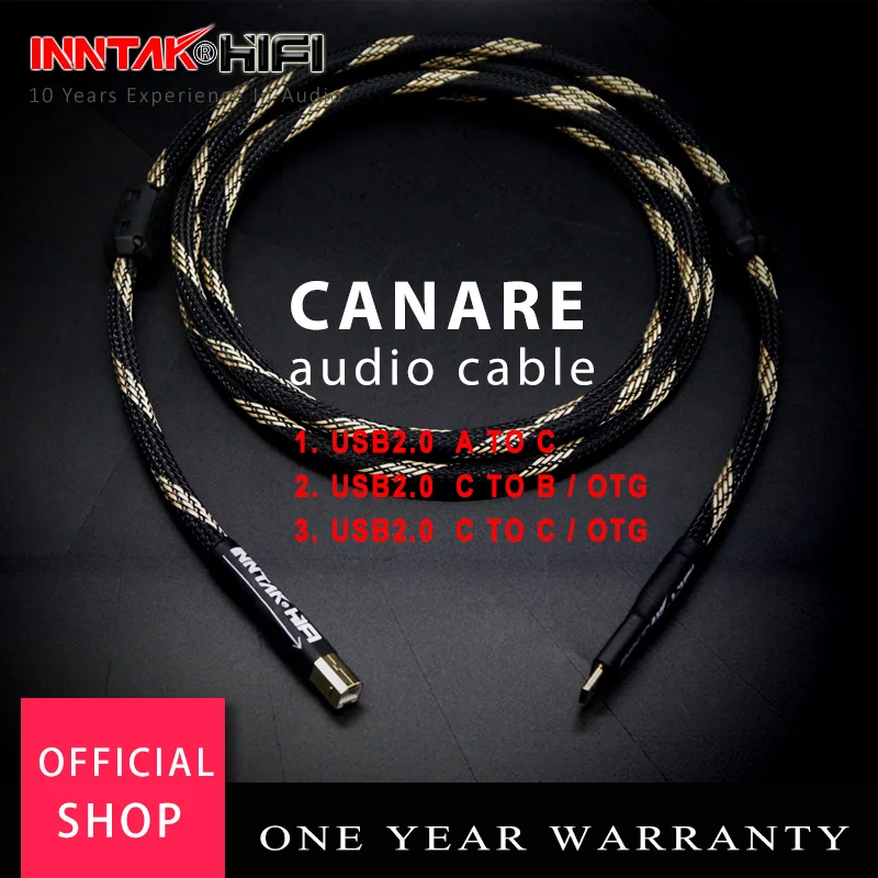 USB2.0 Type C To B OTG & Type A To C & USB Cable For Audio DAC Heaphone Amplifier 1PCS