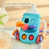 Cartoon Bottle Animal Phone Pull String Finger Press Grip Game Early Education Training Soothing Toy 2
