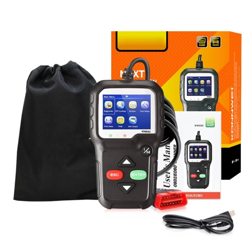 

Car OBD2 Scanner,Engine Fault Code Reader OBDII CAN Diagnostic Scan Tool Check Engine Light, DTCLookups