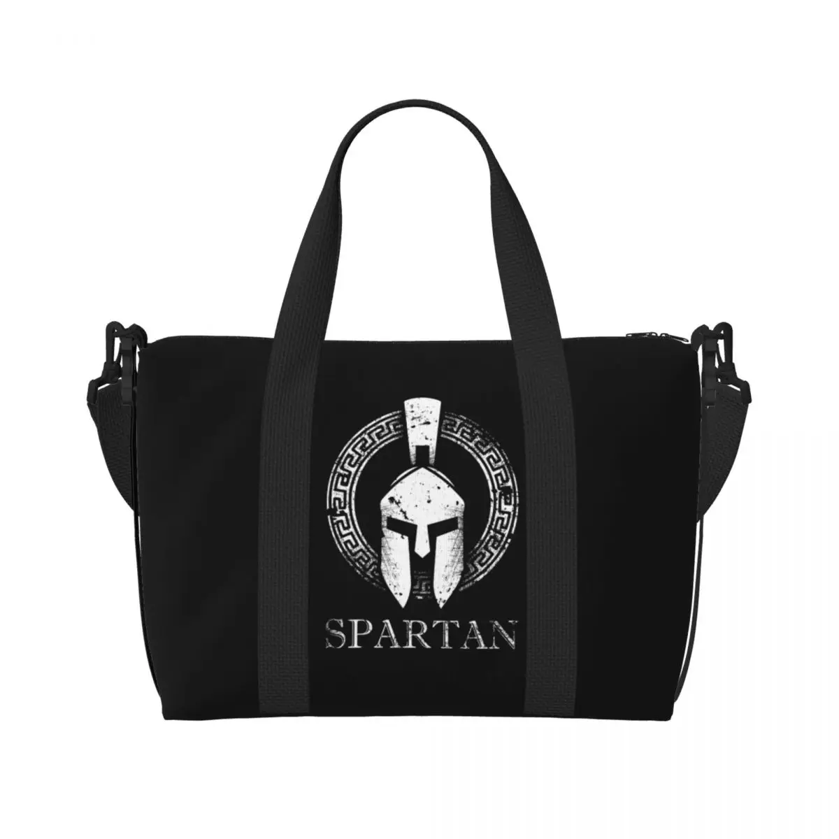 Spartan Molon Labe Sparta Beach Tote Bag Women Big Compartment Beach Gym Travel Bags