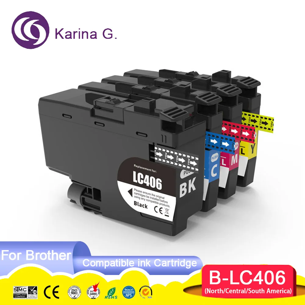 LC406 LC 406 Compatible Ink Cartridge For HL-JF1,MFC-J4335DW/J4345DW/J4535DW/J5