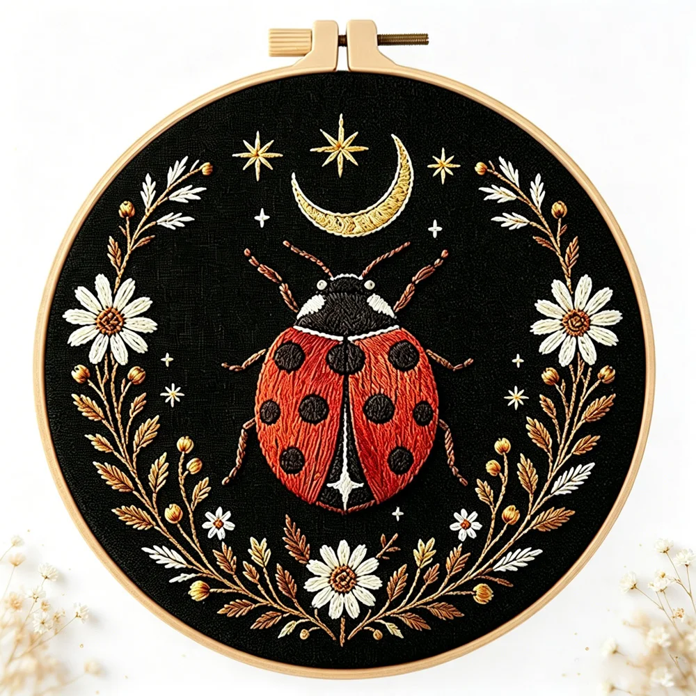 Insect Flower Embroidery Kit 5