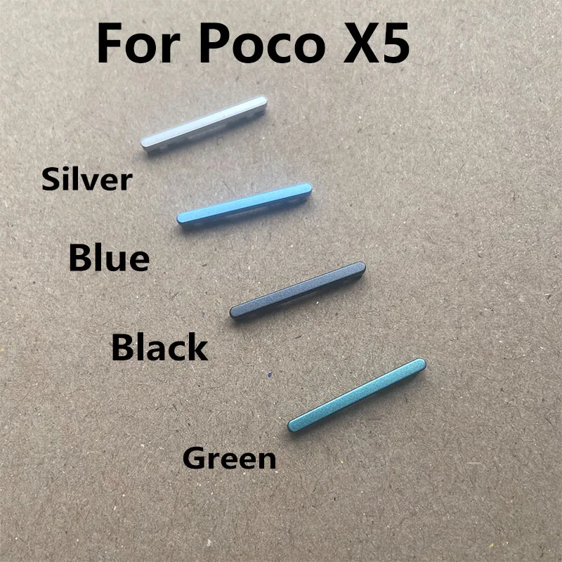 For Xiaomi Poco X5 Side Keys Power Volume Button Buttons Switch On Off Replacement Repair Parts