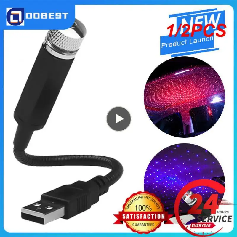 

1/2 шт., декоративный светодиодный мини-светильник на крышу автомобиля