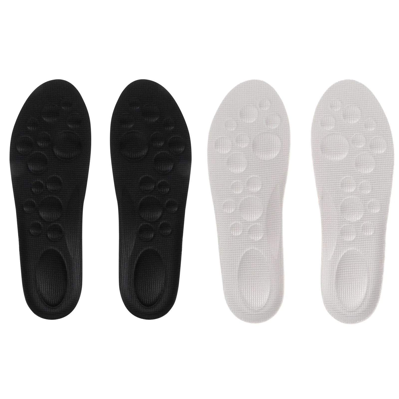 

2 Pairs Kids Arch Support Insoles Child Breathable Cushioning Massage Inserts