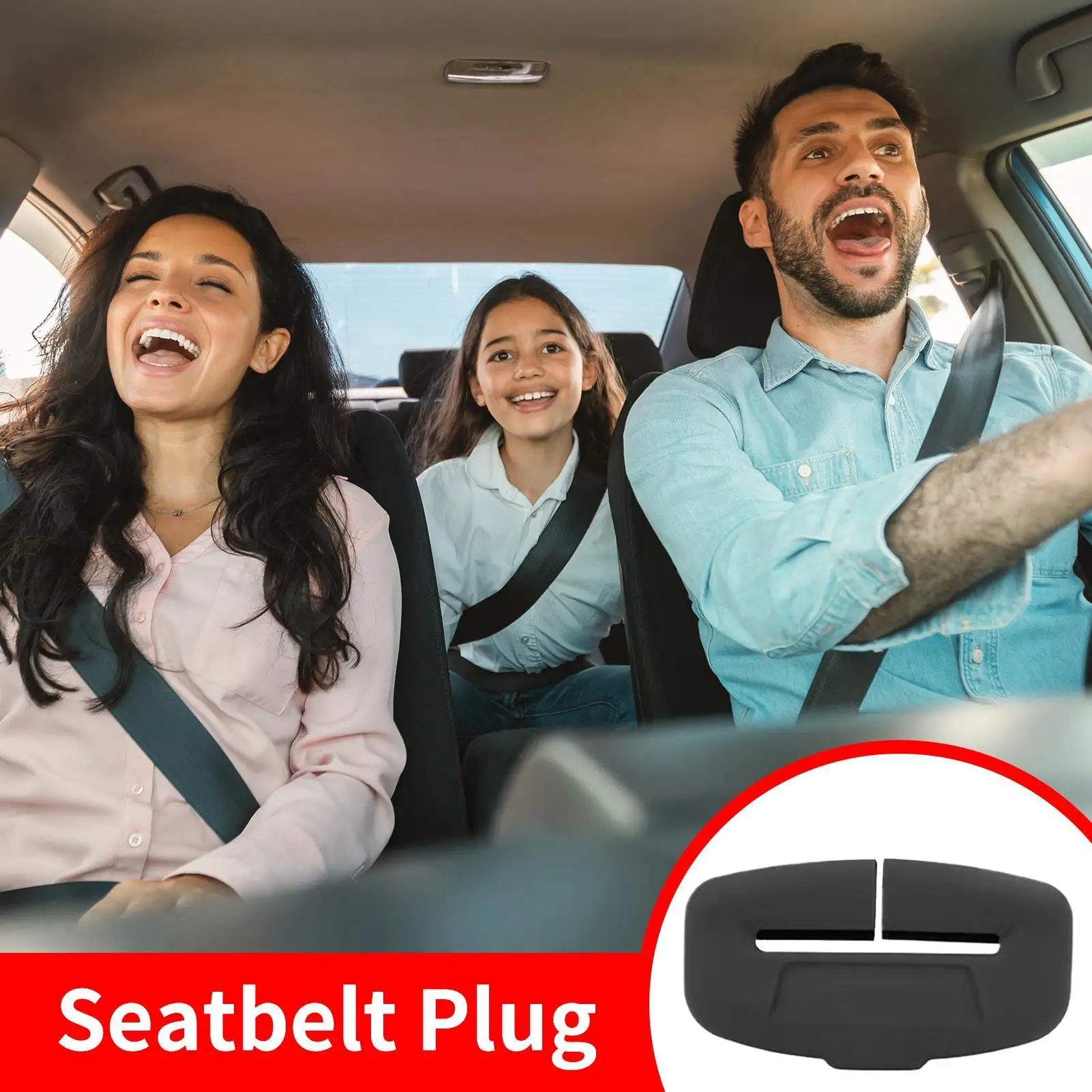 유니버설 소프트 실리콘 안전벨트 버클 보호 커버 자동차 안전벨트 버클 보호 커버 충돌 방지 케이스 자동차 시트 장식