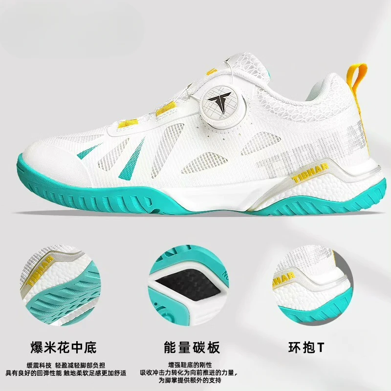 Professional Table Tennis Shoes Men Women Top Quality Sports Shoes Unisex Lace Up And Quick Lacing Badminton Shoes Couples