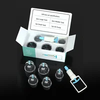 5 Cans For Massage Vacuum Cupping Set Chinese Physiotherapy Cellulite Body Suction Cups with Pump Cupping Therapy Heathly Care 1