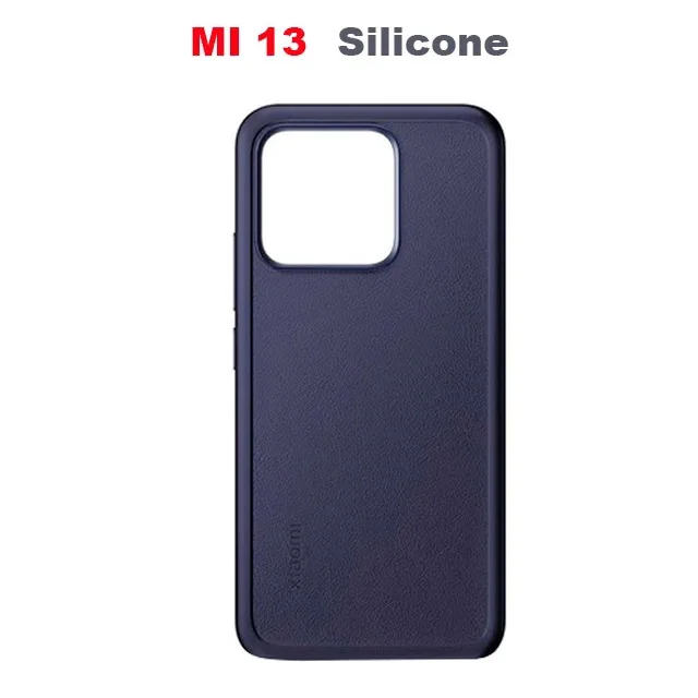 Funda Original para Xiaomi Mi 13 / Mi 13 Pro, carcasa a prueba de golpes de  silicona suave/cuero PU, bolsa trasera para teléfono, Mi 13 13 Pro
