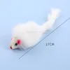 Cat Mice Toys False Mouse Cat Toy Long Tail Mice Soft Real Rabbit Fur Toy For Cats Plush Rat Playing Chew Toy Pet Supplies 5