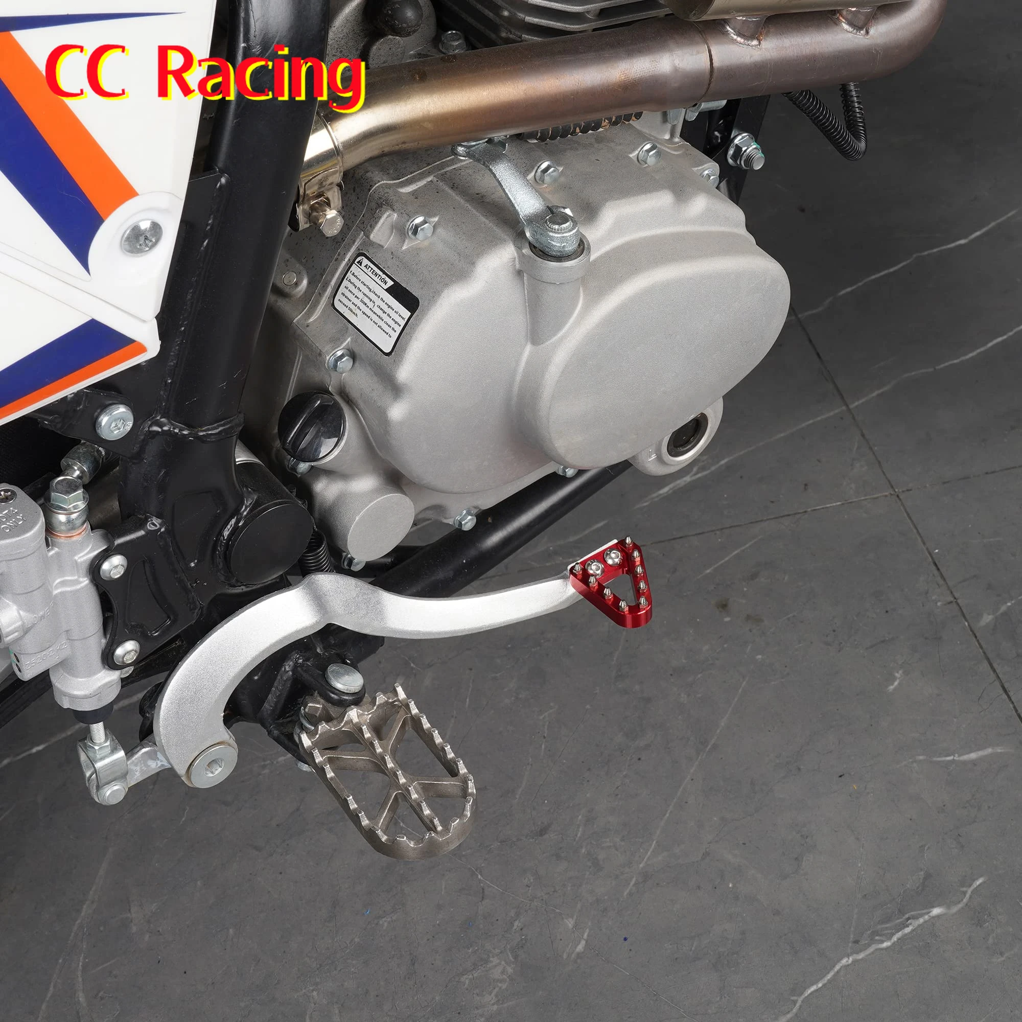 Placa traseira do pedal do freio da motocicleta, KTM, EXC, EXCF, XCW, TPI, SEIS, DIAS, SX, SXF, XC, XCF, 125, 250, 350, 450, 300, 2017-2023, XC, XCF, SX, SXF