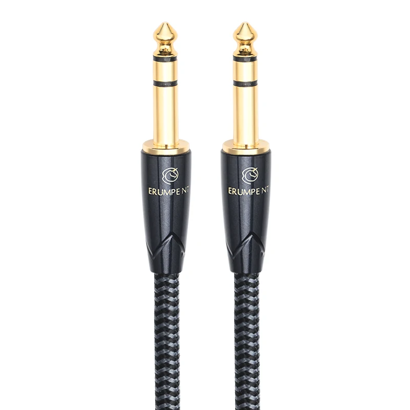 Erumpt-Ÿ Ǳ ̺ 6.35mm (1/4), ϷƮ Ÿ ̽  TRS ׷  ̺