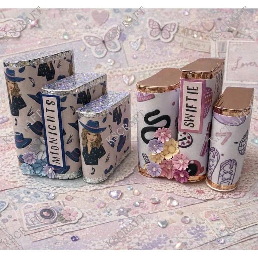 KSCRAFT 미니 북스 커팅 다이 스텐실 DIY 스크랩북킹 장식 엠보싱 DIY 종이 카드