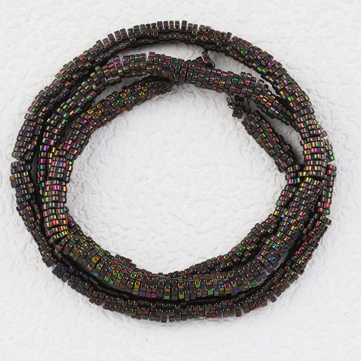 Gold-Plated Hematite Plum Blossom Beads