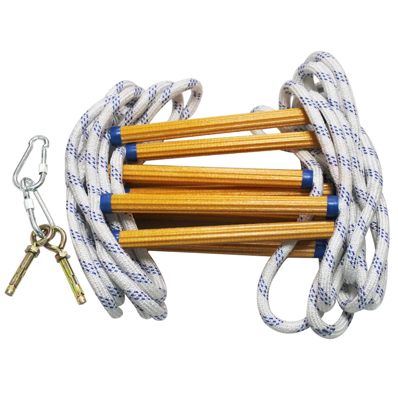 Fire Escape Ladder Folding Emergency Fire Escape Ladder Rescue Rope