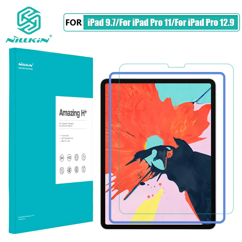 

NILLKIN Screen Protector For iPad 9.7 (2018) For iPad Pro 11 2018 For iPad Pro 12.9 Tempered Glass Screen Protector