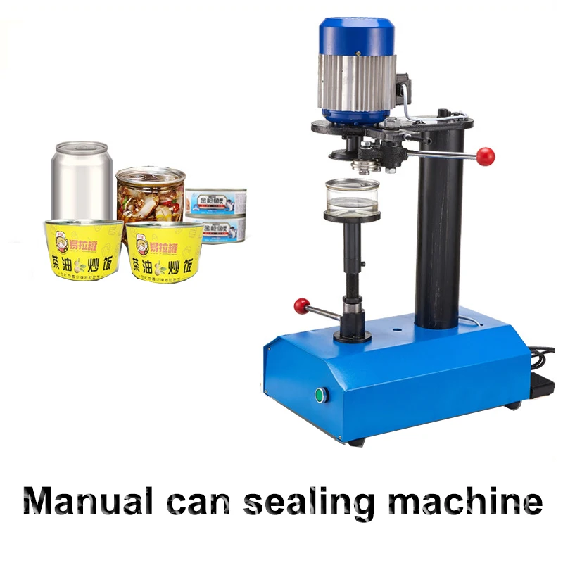 Manual Cans Sealing Machine Ring Pull Cans Circular Canned Food Beer