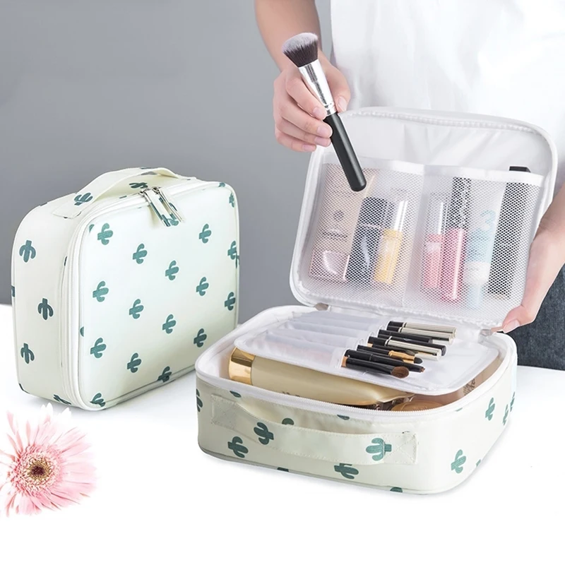 

Portable Outdoor Girls Make Up Organizer Cases Women Cosmetic Bag Waterproof Female Storage Makeup Cases Storage Bag