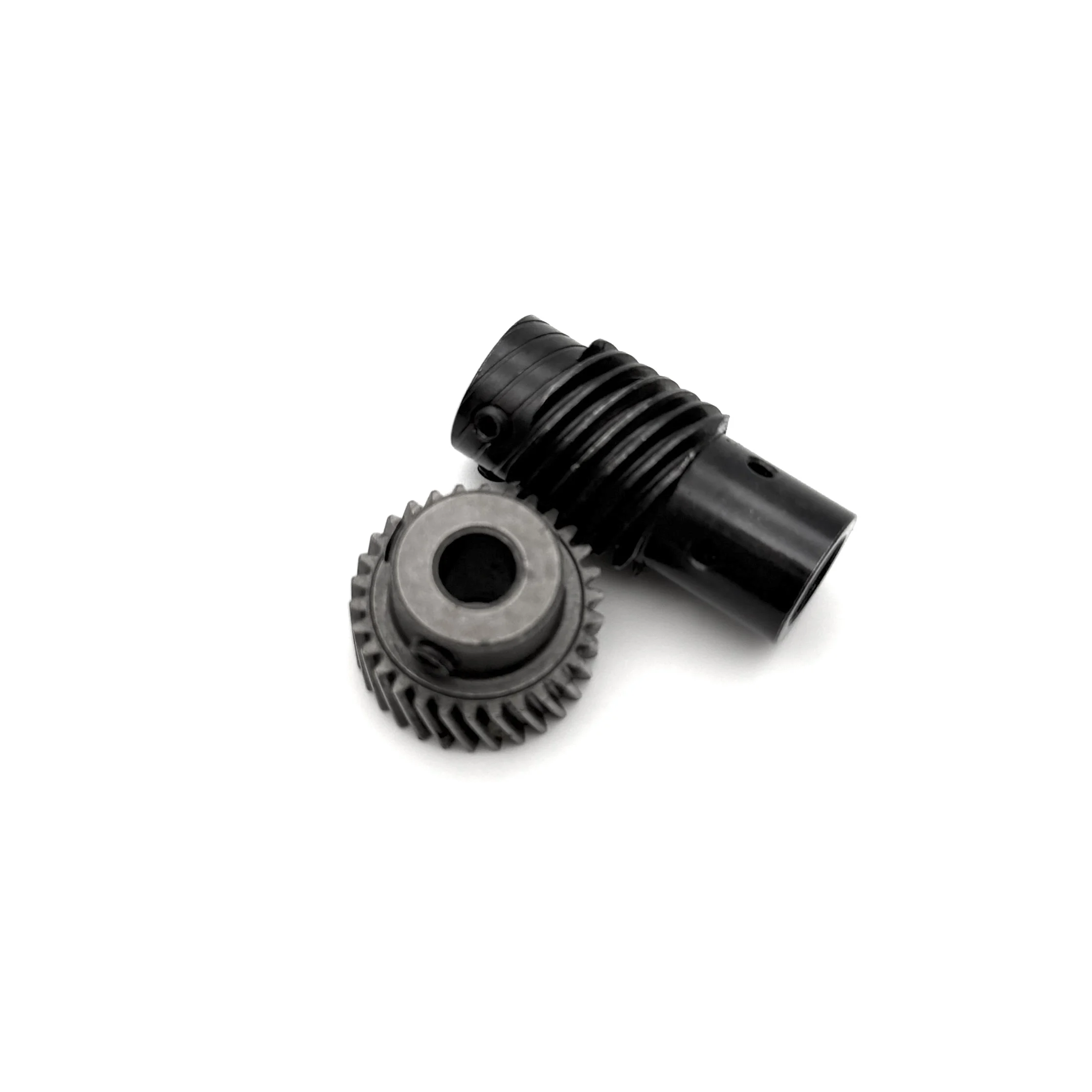Metal Turbine Worm Reducer Gear 0.6M 1:5 30T 90 Degree Right Angle Transmission Parts