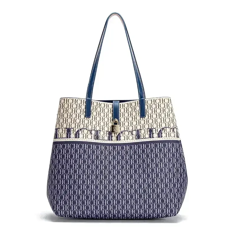 CH حقيبة كتف السيدات الفاخرة سعة كبيرة دلو حقيبة 2...