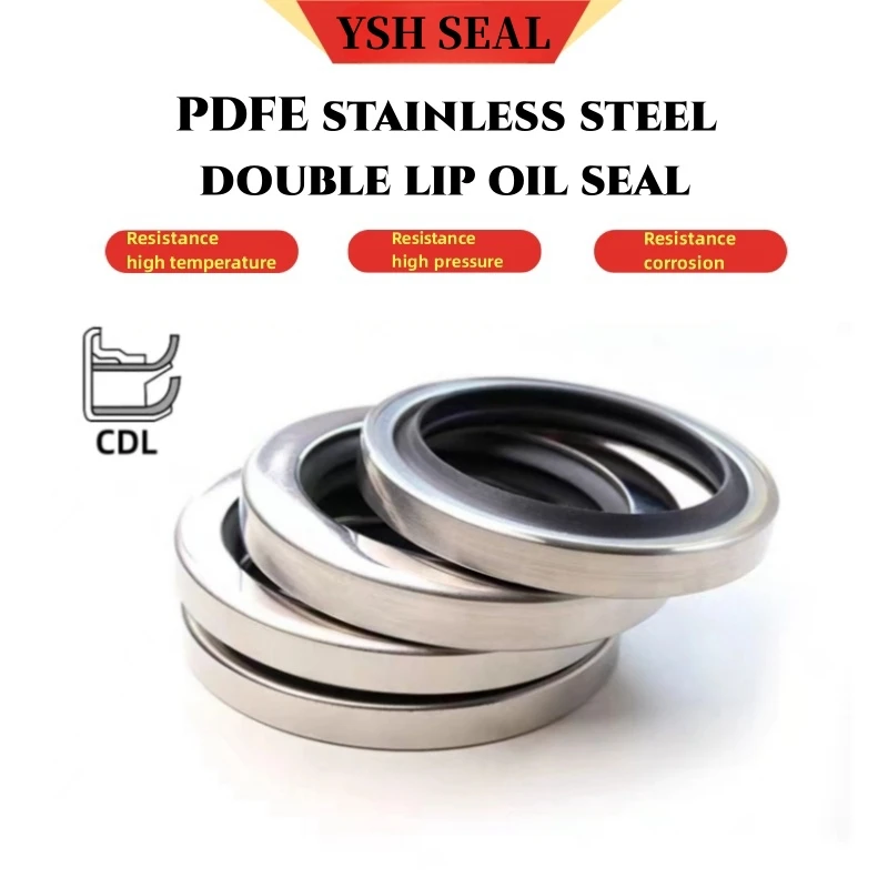 

Stainless steel high-speed oil seal PTFE 90/95*105/109/110/112/115/120/130*8/10/12/15/16mmB2PT air compressor