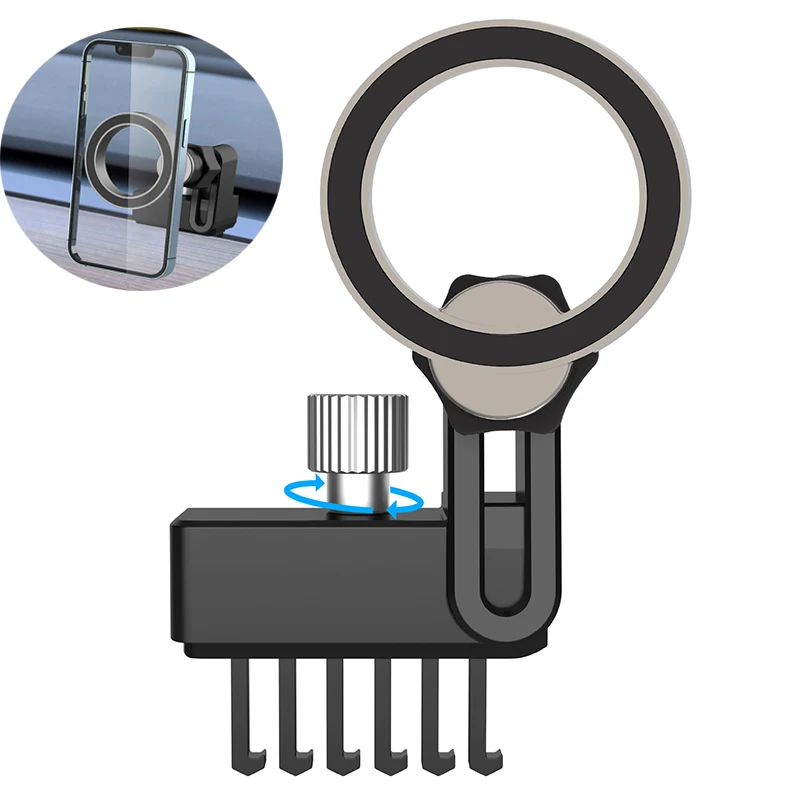 

For Tesla Model 3 / Model Y Car Central Control Dashboard Phone Holder Special Card Slot Navigation Bracket Fixer