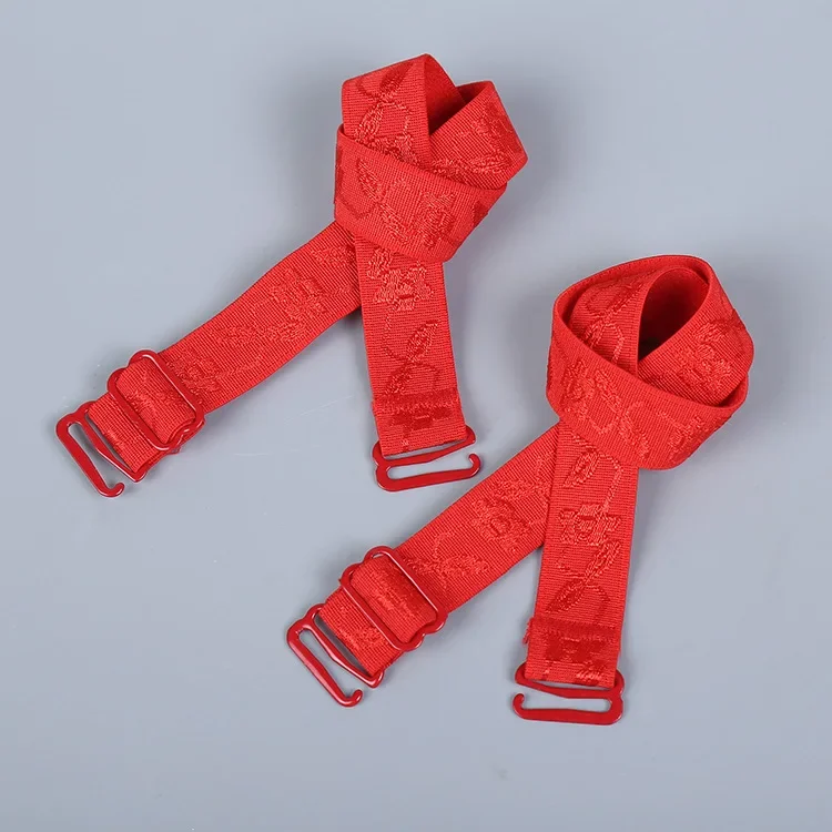 Bra Straps Women Slip Resistant Double Shoulder Elastic Brassiere Printing Replaceable 1Pair 1.5cm Width
