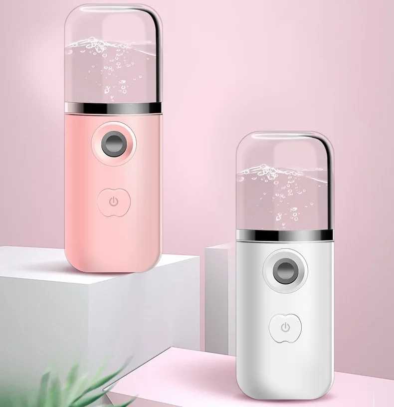 

USB Mini Humidifier Home Office Mute Spray Meter Car Water Replenishment Meter Car Aroma Diffuser Women Beauty Skin Care
