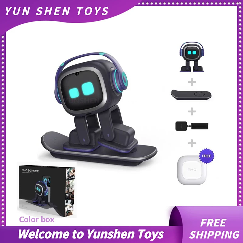 Emo Robot Pet Inteligente Future Ai Robot Voice Smart Robot Giocattoli Elettronici Pvc Desktop Companion Robot Per Bambini Regali Di Natale