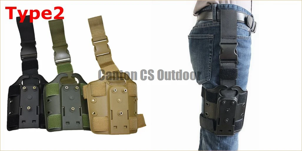 Description Picture 3 of itemTactical Drop Leg Platform Drop Leg Panel Attachments for Holsters Pistol Holster Thigh Holder for Glock 17 19 Beretta M9 P226