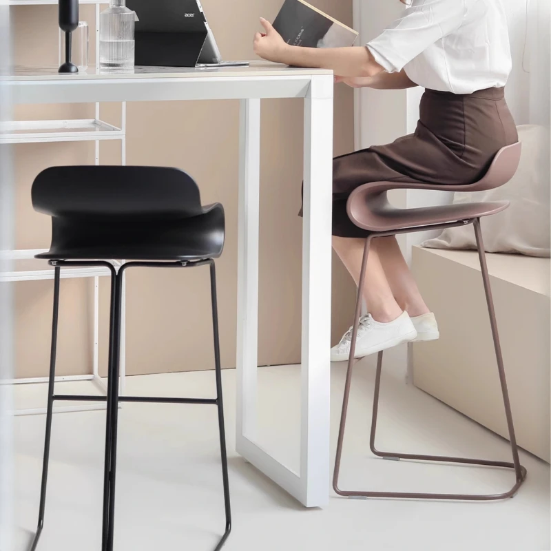 Minimalist Fashion Bar Stools Sturdy Modern Nordic Designer American Library Island Metal Home Furniture