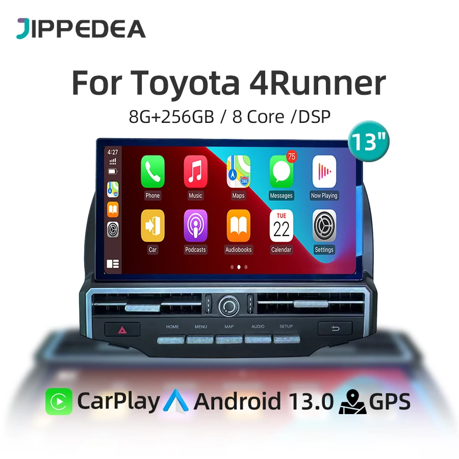 13-CarPlay-Auto-Android-13-Car-Radio-For-Toyota-4-Runner-2009-2017-Car ...