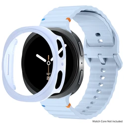 Sleek Silicone Band with Hollow Protective Case for Galaxy 9 8 40mm (LU)