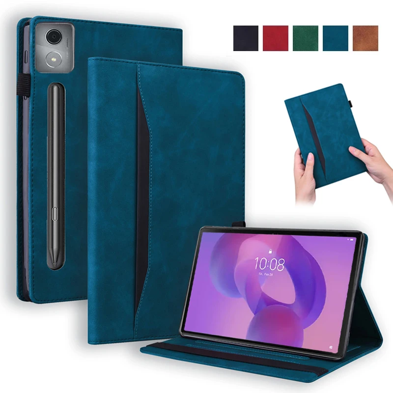 Luxury Wallet Stand Tablet Case - Premium 12.7 Inch Protective Cover