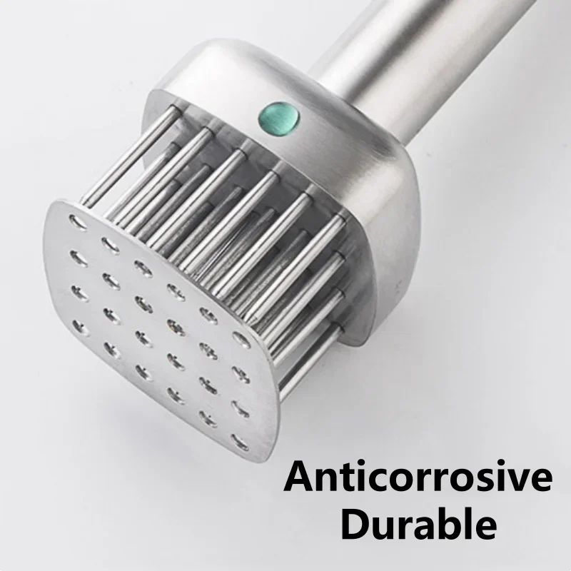 Top Quality Profession Meat Meat Tenderizer Needle with Stainless Steel Kitchen Tools Cooking Accessories Pork Chop Steak Hammer