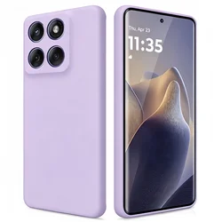 Fashion Solid Colour Shockproof Protective Phone Case for Motorola Edge (2026) (Light Purple)