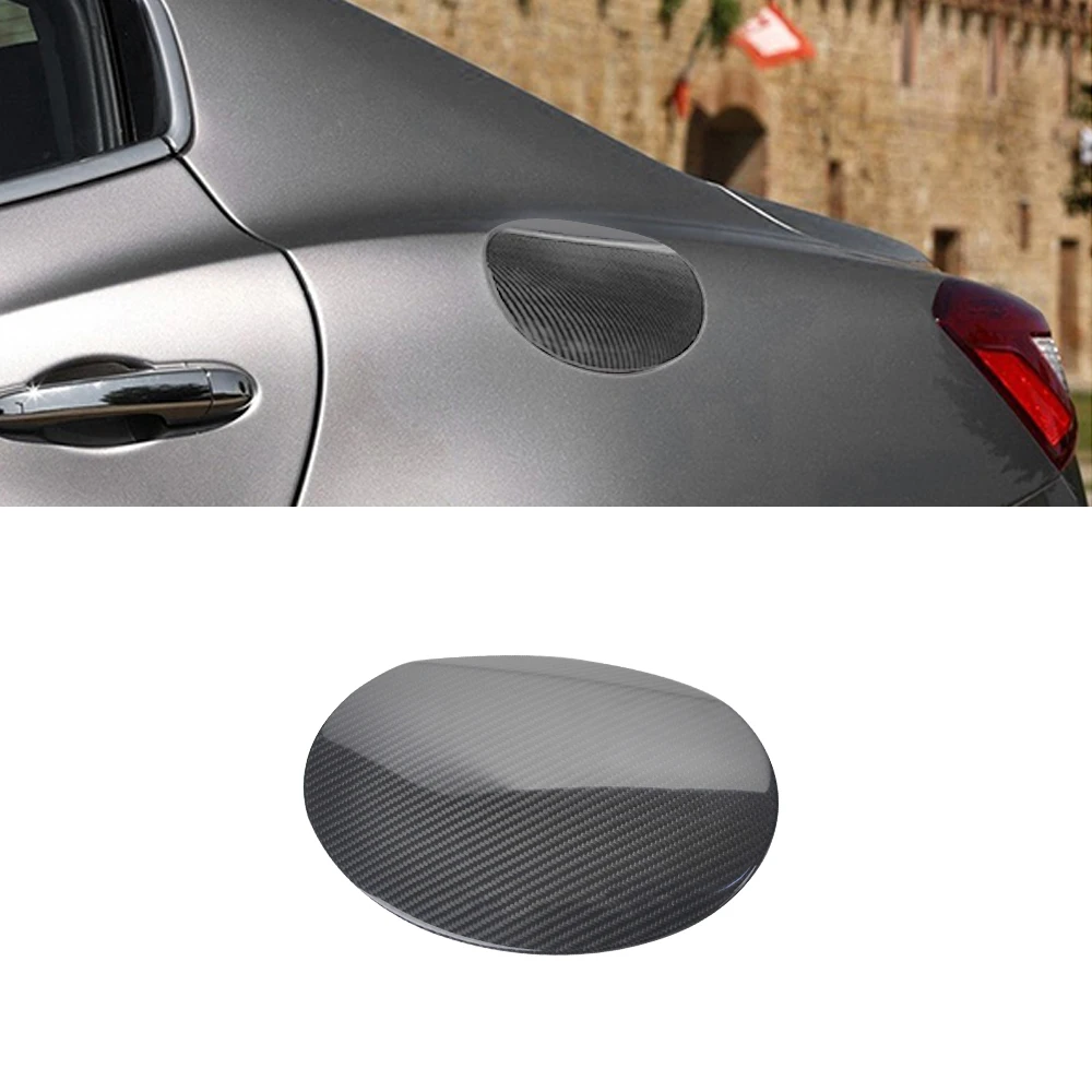 

Real Carbon Fiber Fuel Tank Cap Fuel Flap Car Door Cover Gas Cap For Maserati Ghibli 2013-2017