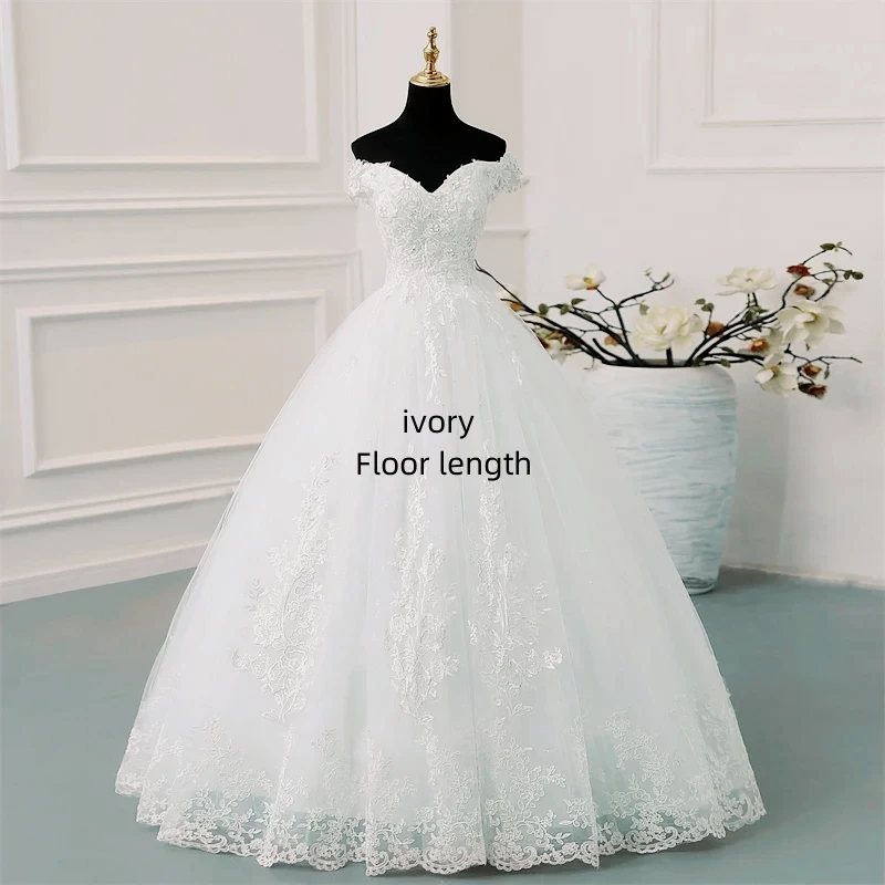 ivory floor length