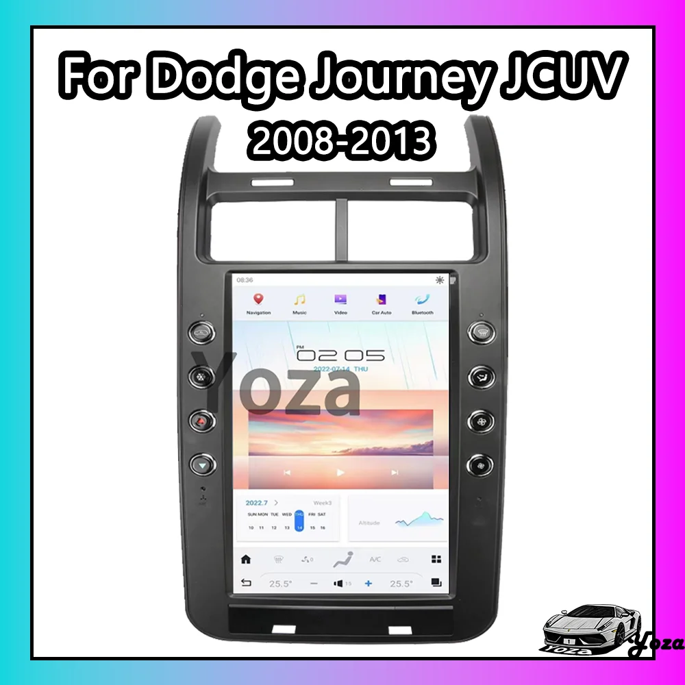 

Yoza Carplay Car Radio For Dodge Journey JCUV 2008-2013 Qualcomm Processor Android11 Stereo Multimedia Player Navigation 4G WIFI