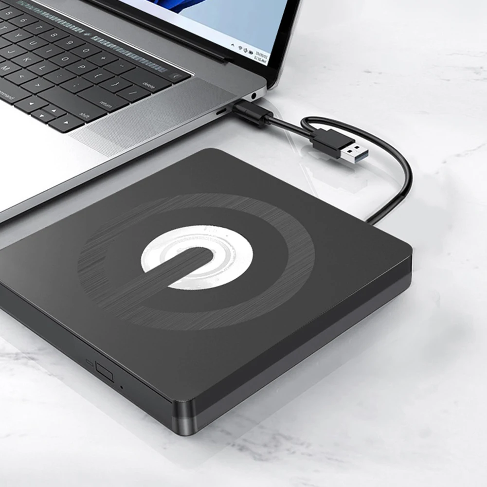 PC 데스크탑용 외장 광학 드라이브 플러그 앤 플레이, DVD ROM 재작성 드라이버, 무료 CD DVD 플레이어, USB3.0 C 타입, 모바일 CD-ROM 드라이브