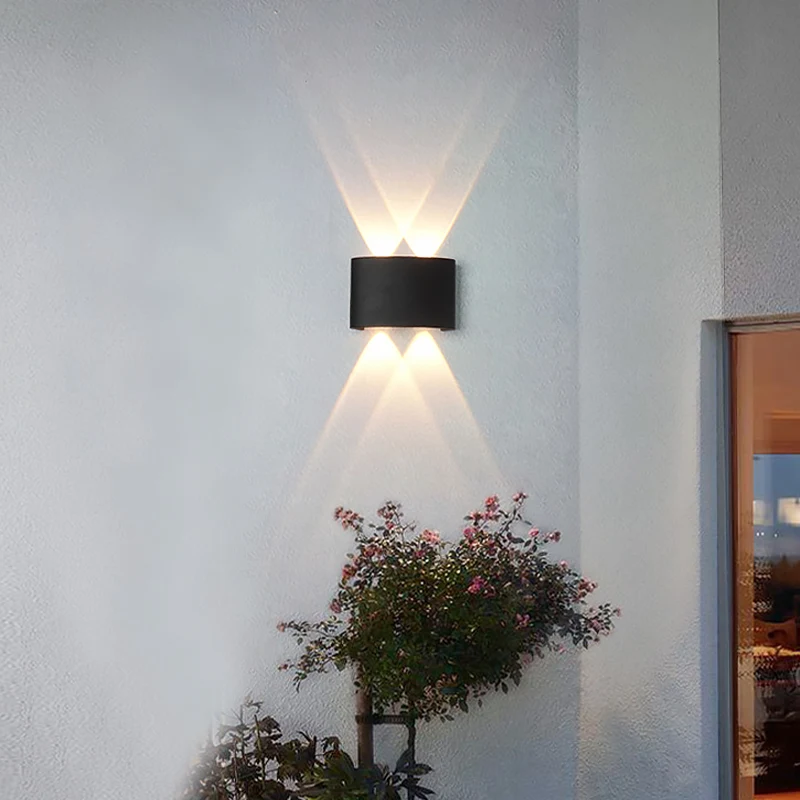 LED Wall Lamp Wall Sconces Light Wall Lamp 2/4/6/8/10W Outdoor Waterproof AC110-220V for Home Garden