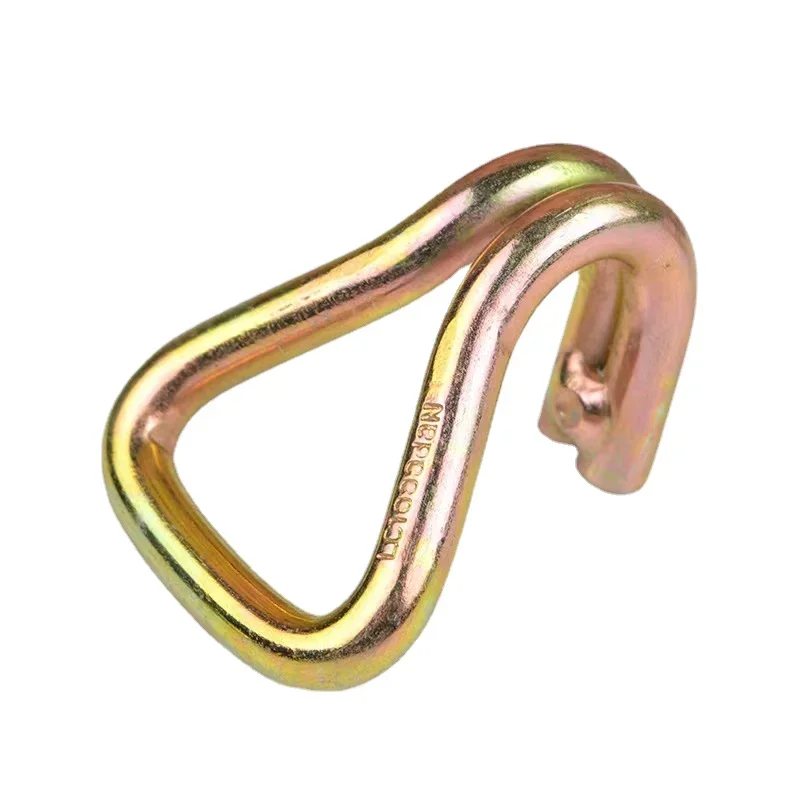 Heavy Duty Ratchet Tie Down Webbing Strap Double J Hooks Trailer Tow Lashing Accessories for 1" 1.5&lsquo;&rsquo; 28mm Straps Webbing 1T 3T