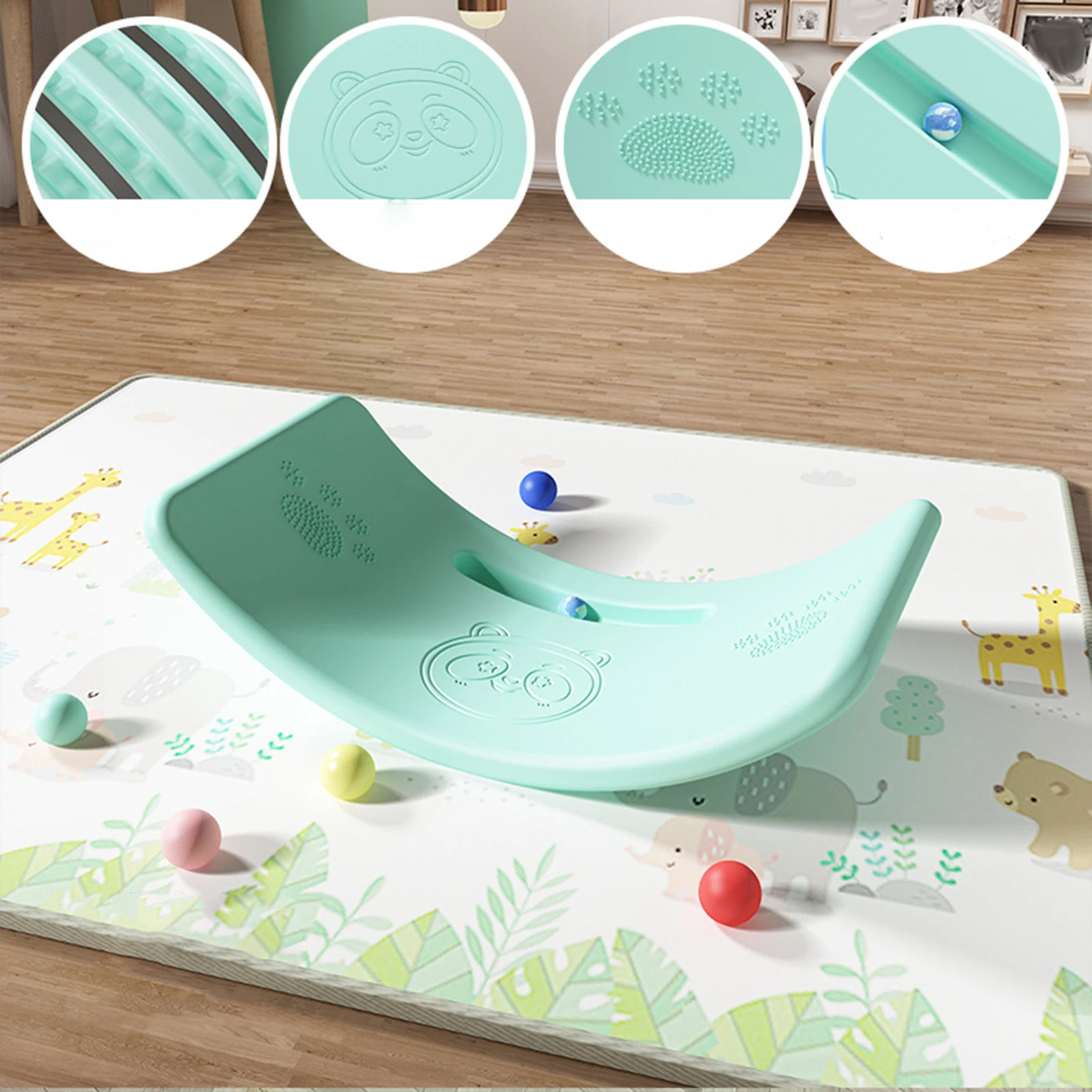 Kids Balance Board Funny Exercise Equipment Home Workout Fitness Equipment Indoor Outdoor Games Activity