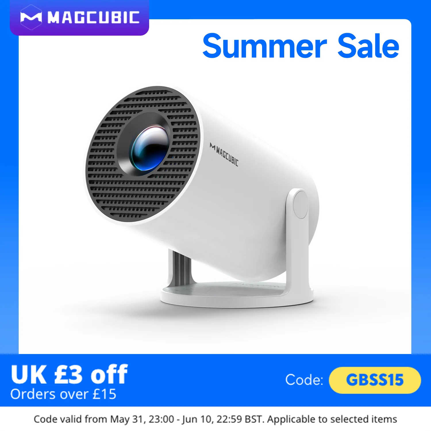 Magcubic Projector HY300 Pro 8K Android 14 Dual Wifi6 290ANSI Allwinner H726 BT5.0 1080P 1280\*720P Home Cinema Outdoor Projetor